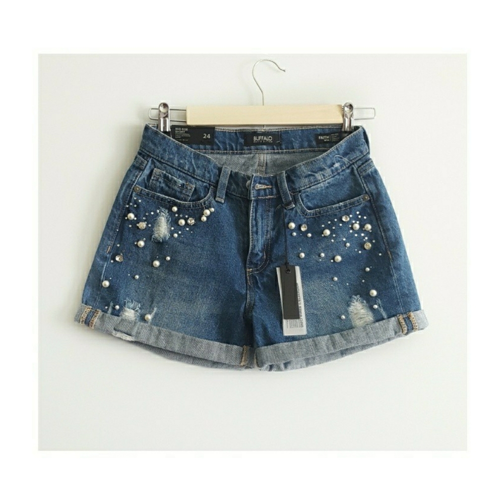 ▪︎Buffalo David Bitton▪︎Embellished  Shorts - Picture 3 of 9